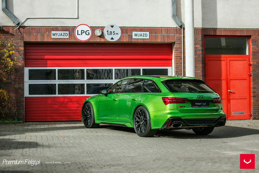 Vossen HF-2 Wheel Set for Audi RS6 / RS7 - 22 Inch - Satin Black
