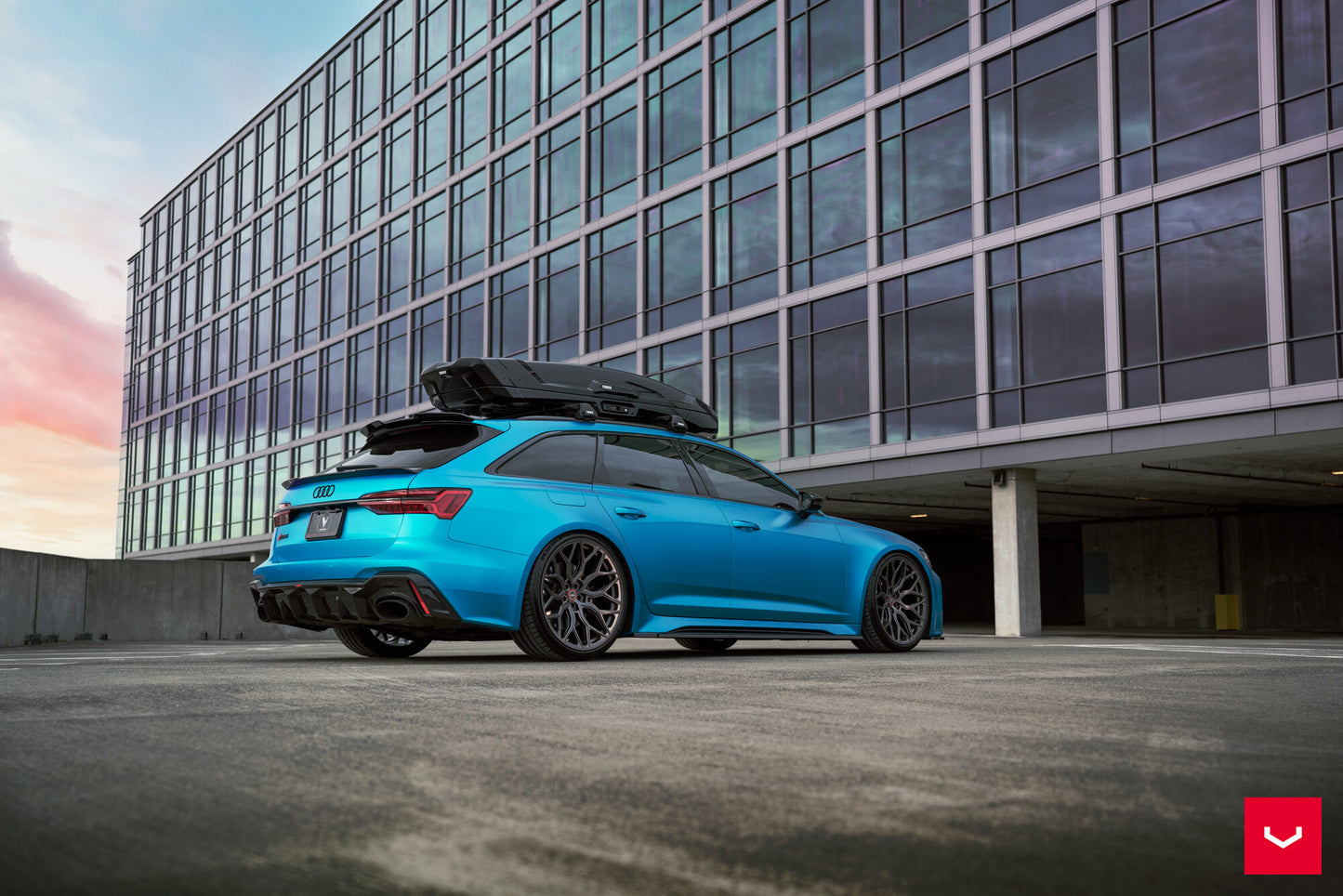 Vossen HF-2 Wheel Set for Audi RS6 / RS7 - 22 Inch - Anthracite