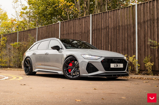 Vossen HF-5 Wheel Set for Audi RS6 / RS7 - 22 Inch - Gloss Black