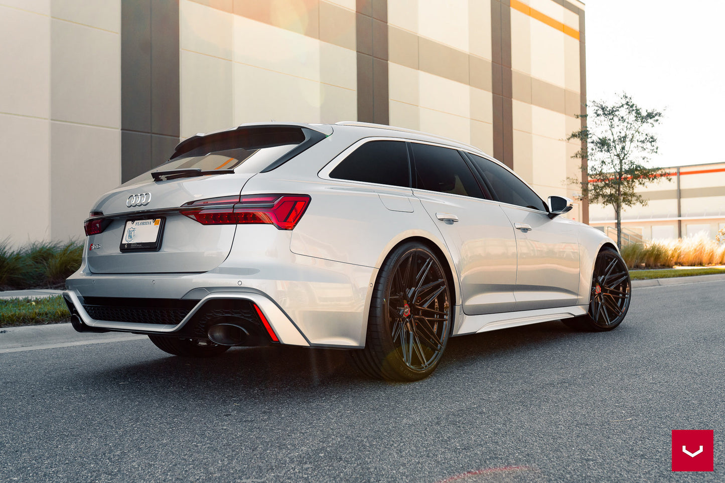 Vossen HF-7 Wheel Set for Audi RS6 / RS7 - 23 Inch - Gloss Black