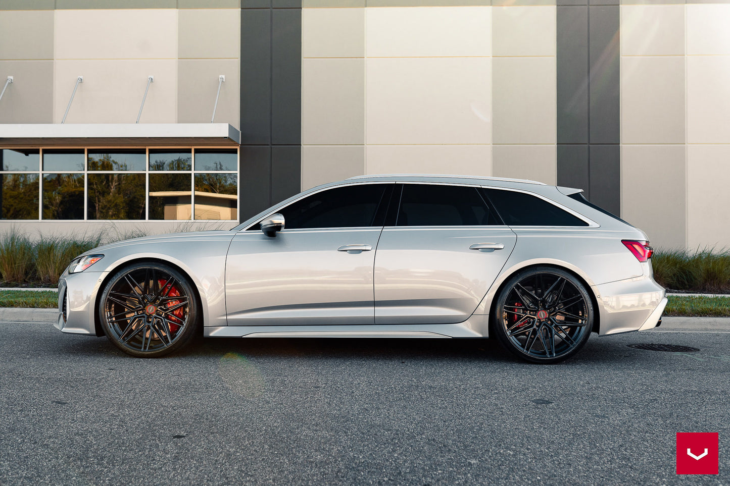 Vossen HF-7 Wheel Set for Audi RS6 / RS7 - 23 Inch - Gloss Black
