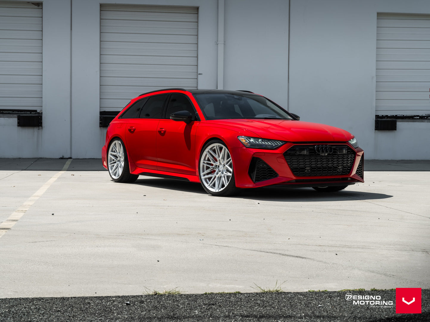 Vossen HF-7 Wheel Set for Audi RS6 / RS7 - 20 Inch - Silver Polished
