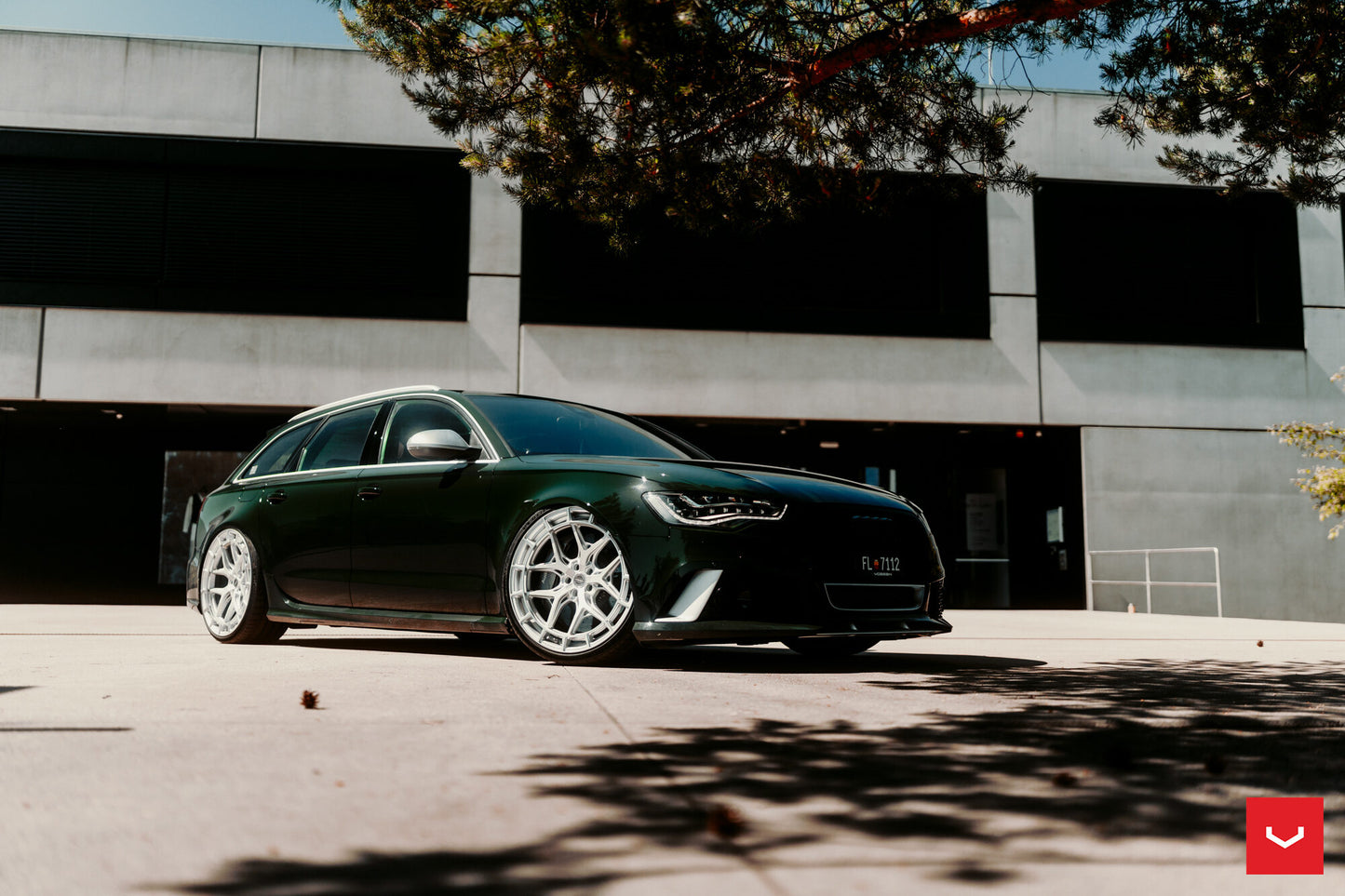 Vossen HFX-1 Wheel Set for Audi RS6 / RS7 - 22 Inch - Silver Polished