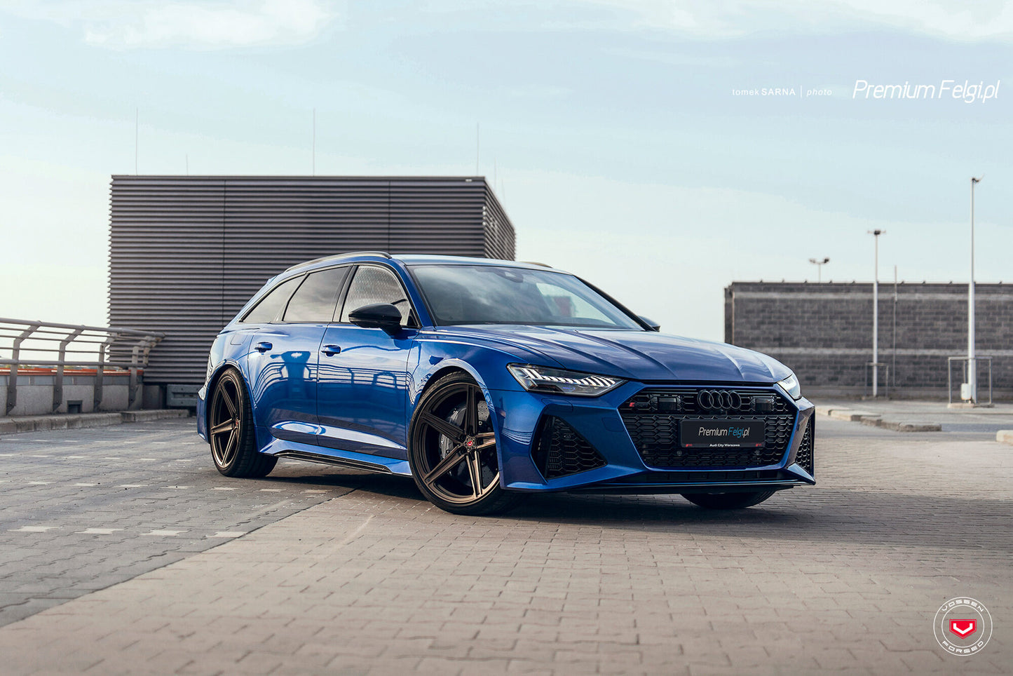 Vossen M-X5 Wheel Set for Audi RS6 / RS7 - 22 Inch - Satin Bronze