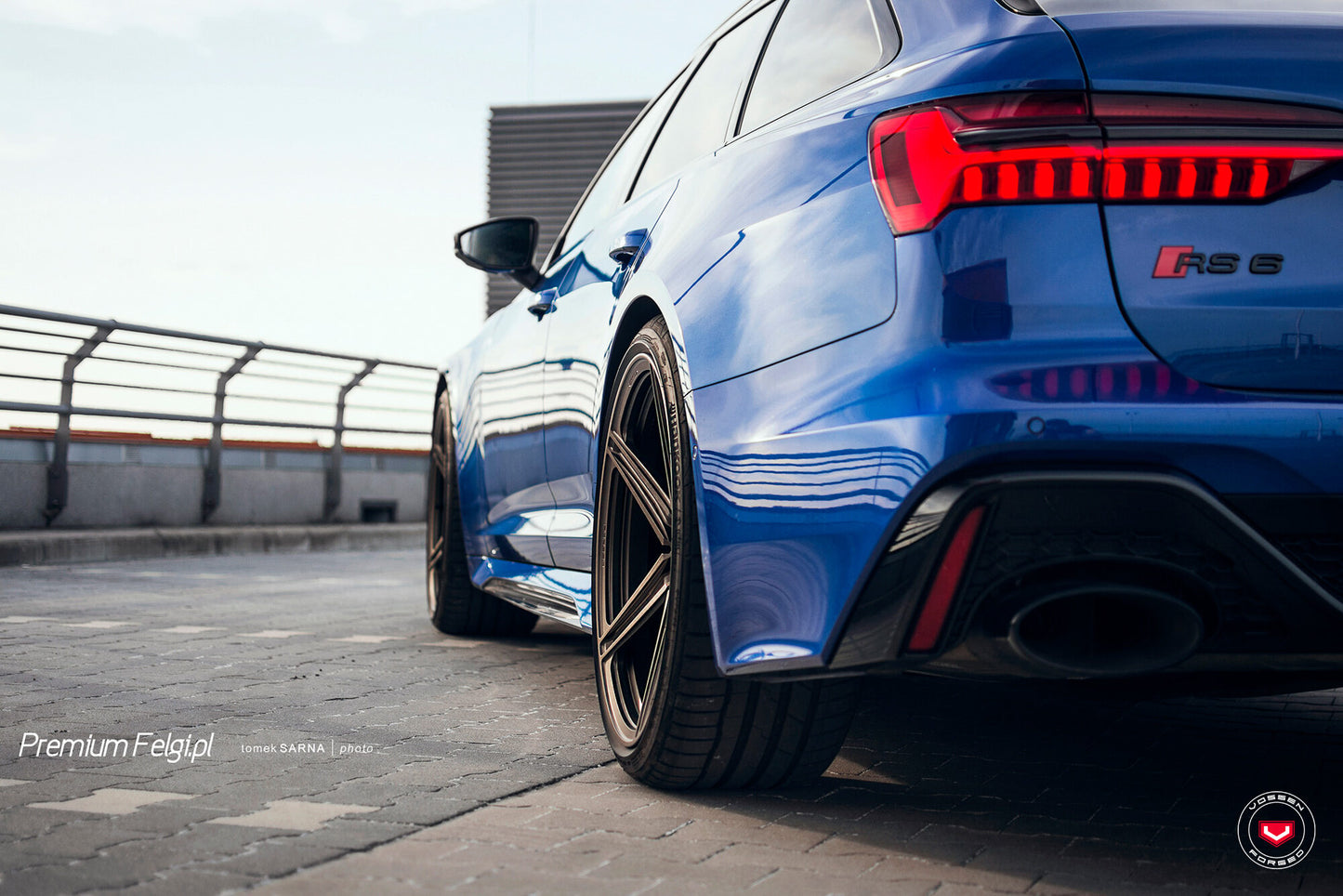Vossen M-X5 Wheel Set for Audi RS6 / RS7 - 22 Inch - Satin Bronze