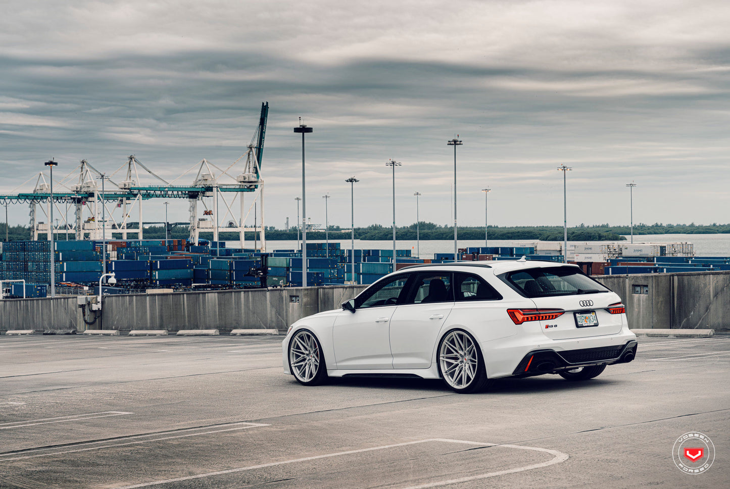Vossen EVO-5R Wheel Set for Audi RS6 / RS7 - 23 Inch - Gloss Clear