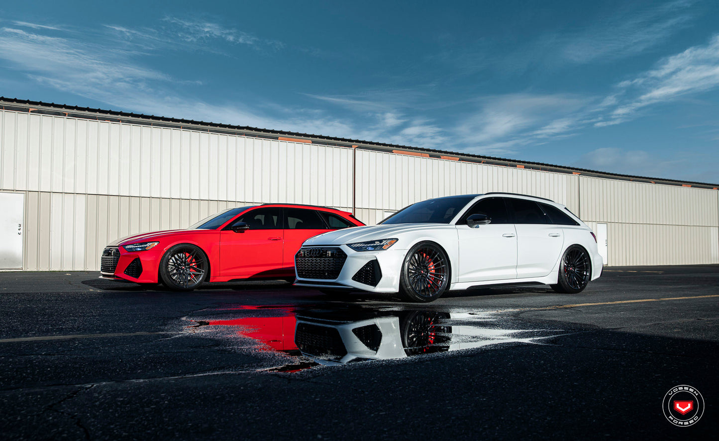 Vossen S17-04 Wheel Set for Audi RS6 / RS7 - 22 Inch - Gloss Black