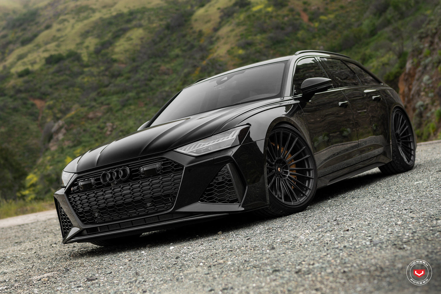 Vossen S17-04 Wheel Set for Audi RS6 / RS7 - 22 Inch - Satin Black