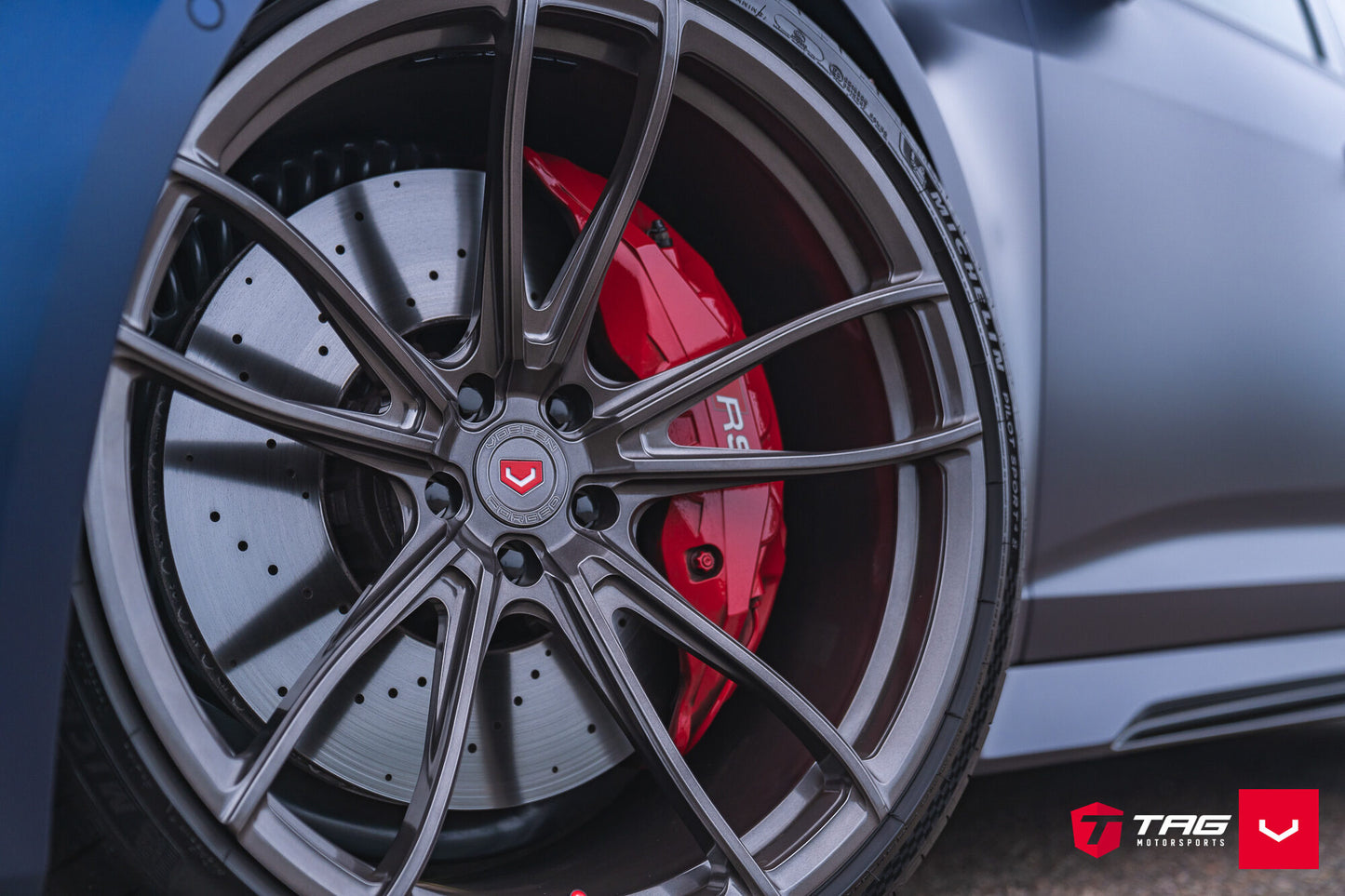 Vossen S17-06 Wheel Set for Audi RS6 / RS7 - 22 Inch - Dark Smoke