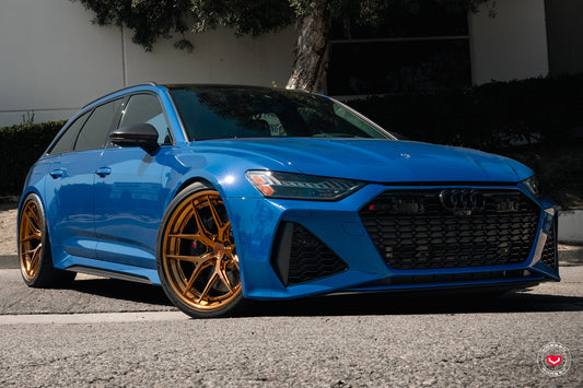 Vossen S21-01 (3-Piece) Wheel Set for Audi RS6 / RS7 - 22 Inch - Brickell Bronze