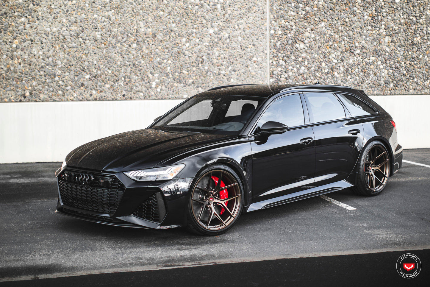 Vossen S21-01 Wheel Set for Audi RS6 / RS7 - 22 Inch - Gloss Bronze