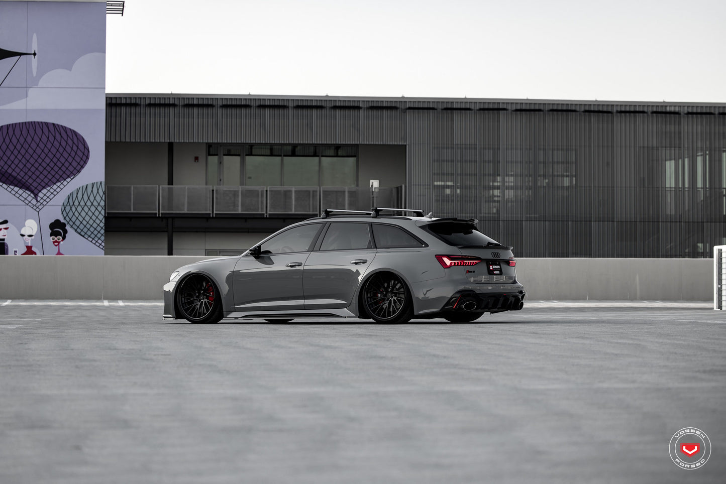 Vossen EVO-6T (3-Piece) Wheel Set for Audi RS6 / RS7 - Satin Black
