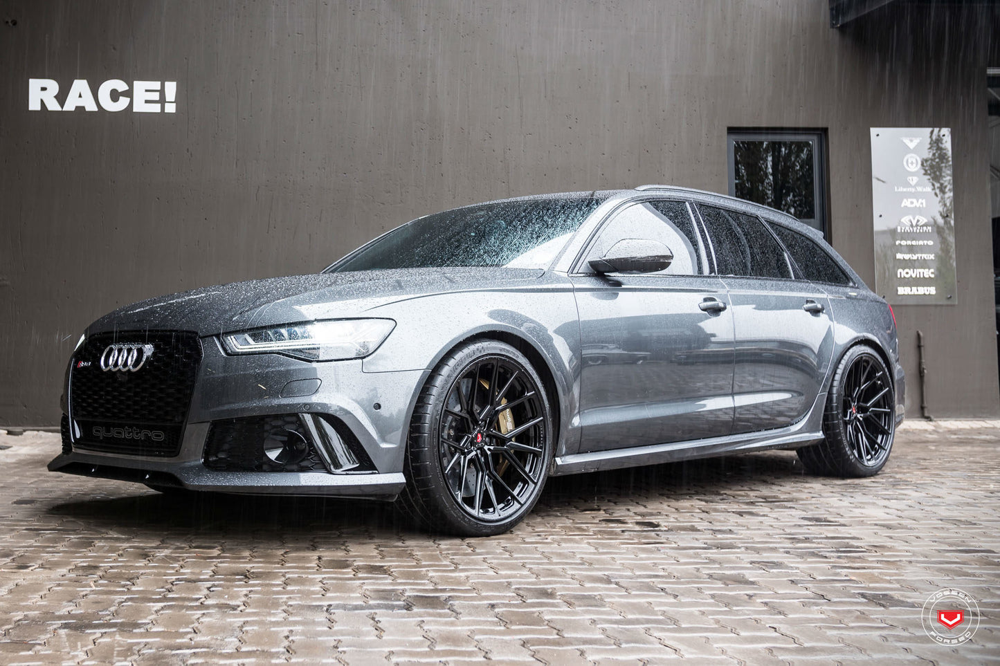 Vossen M-X3 Wheel Set for Audi RS6 / RS7 - 21 Inch - Gloss Black