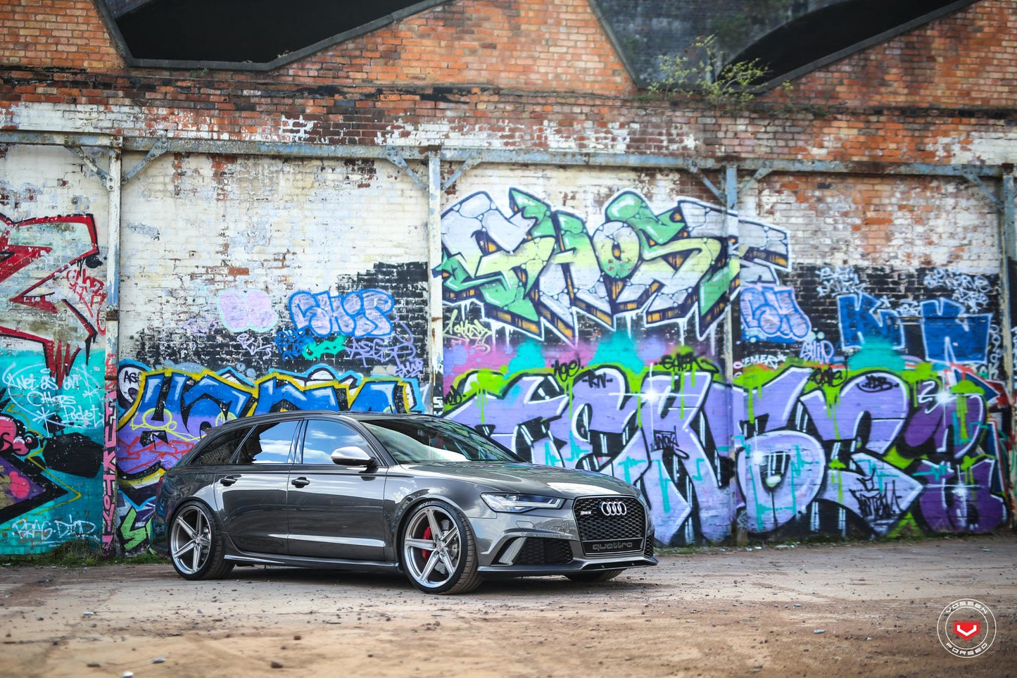 Vossen M-X5 Wheel Set for Audi RS6 / RS7 - 21 Inch - Light Smoke