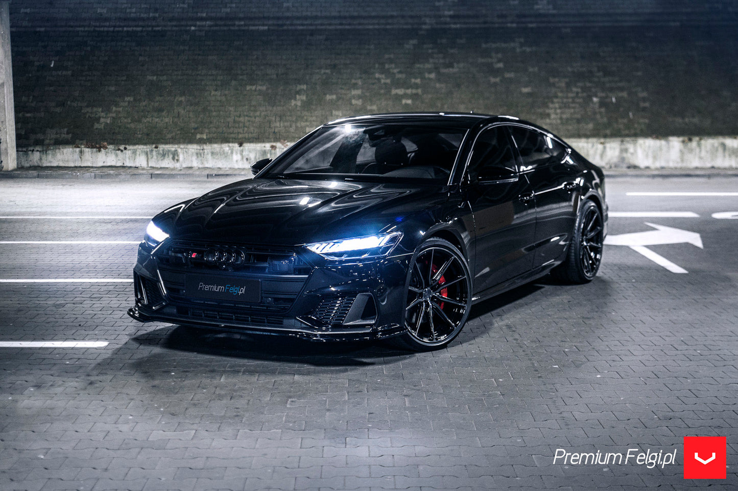 Vossen HF-3 Wheel Set for Audi RS6 / RS7 - 21 Inch - Tinted Gloss Black
