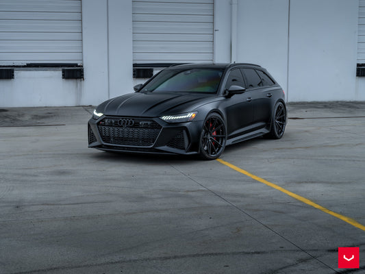 Vossen HFX-2 Wheel Set for Audi RS6 / RS7 - 22 Inch - Gloss Black