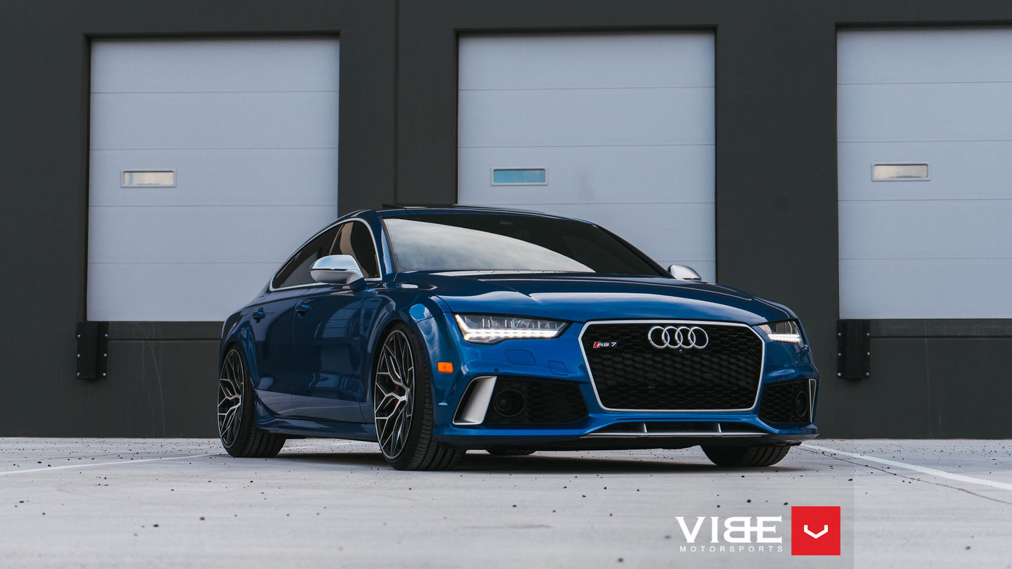 Vossen HF-2 Wheel Set for Audi RS6 / RS7 - Brushed Gloss Black