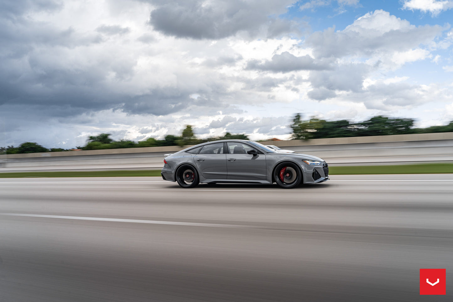Vossen HF-3 Wheel Set for Audi RS6 / RS7 - 22 Inch - Gloss Black