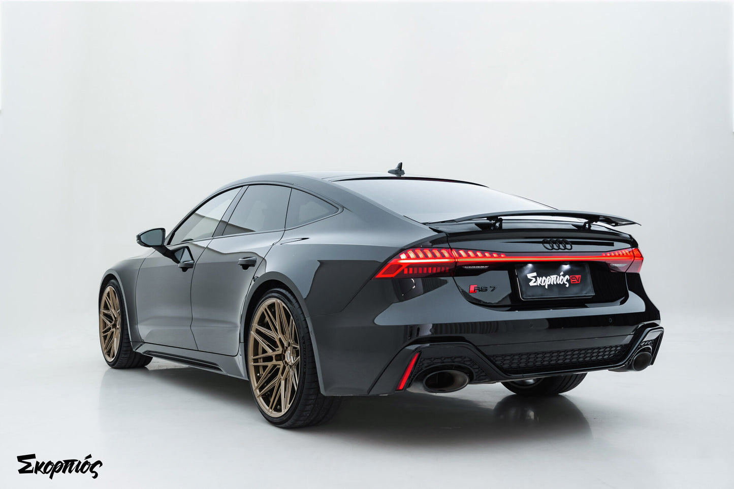 Vossen HF-7 Wheel Set for Audi RS6 / RS7 - 22 Inch - Satin Bronze