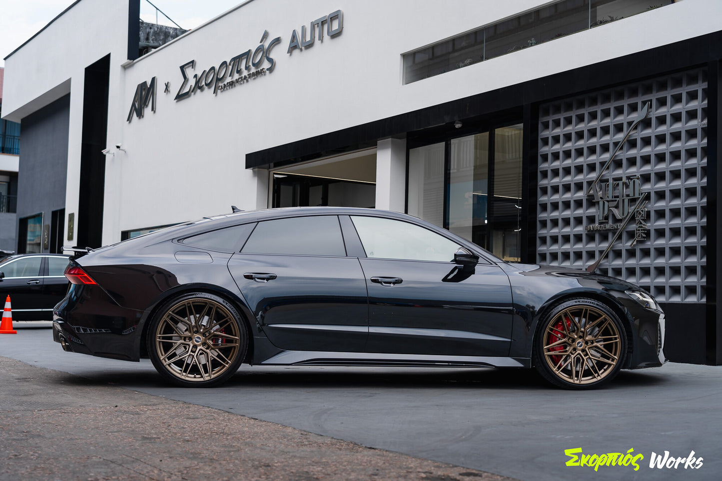 Vossen HF-7 Wheel Set for Audi RS6 / RS7 - 22 Inch - Satin Bronze