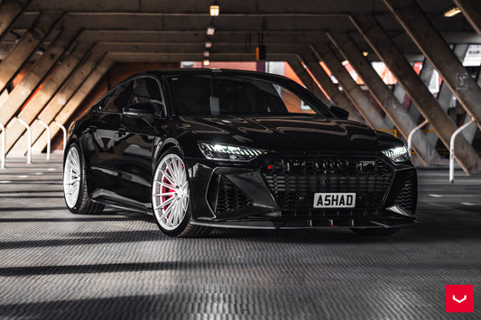 Vossen HFX-4 Wheel Set for Audi RS6 / RS7 - 22 Inch - Silver Polished