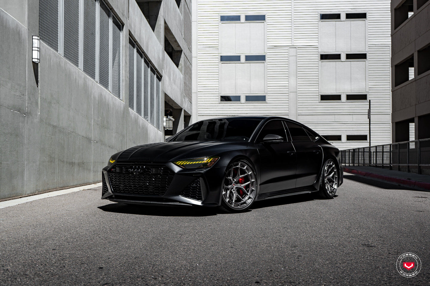 Vossen LC3-01 Wheel Set for Audi RS6 / RS7 - 22 Inch - Dark Smoke