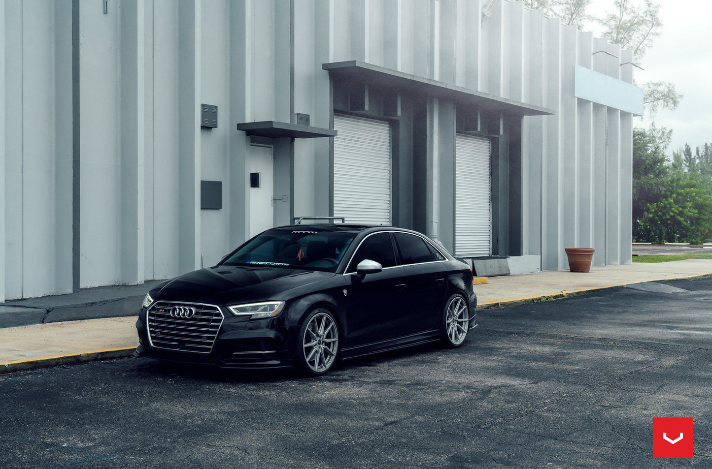 Vossen HF-3 Wheel Set for Audi RS3 - Satin Silver