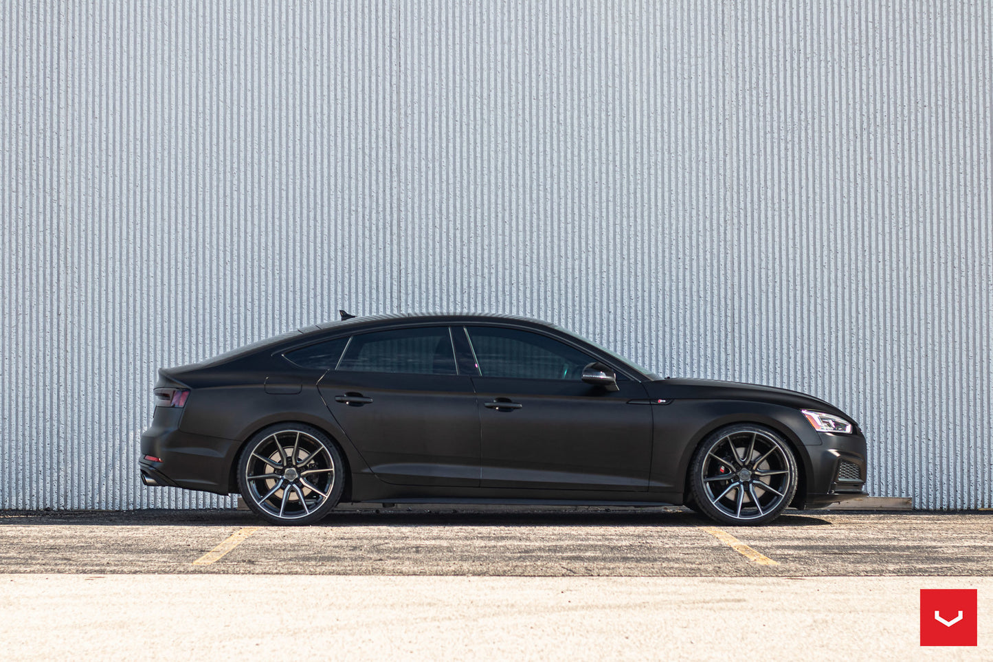 Vossen HF-3 Wheel Set for Audi RS5 - Double Tinted Gloss Black