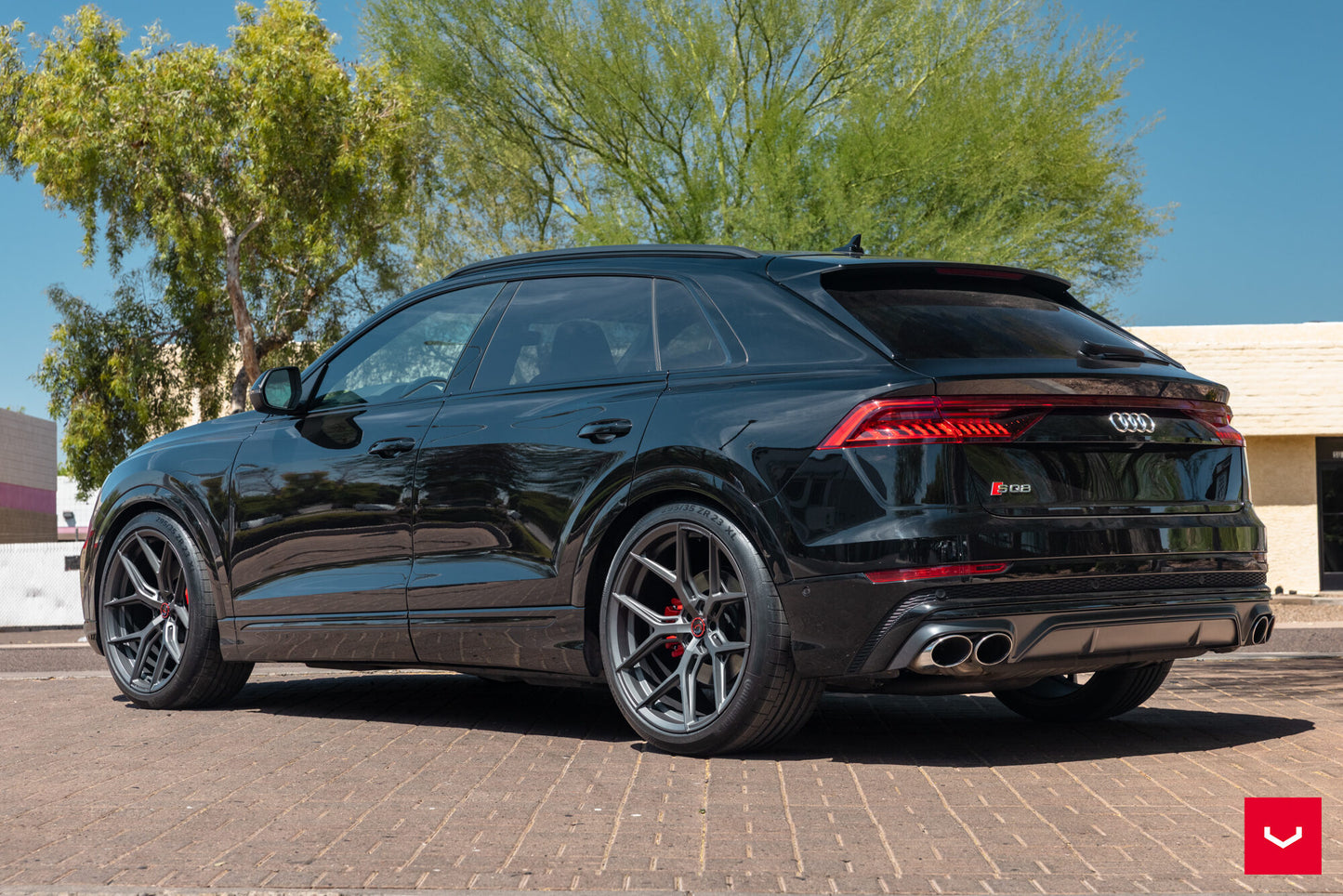 Vossen HF-5 Wheel Set for Audi RS Q8 - 23 Inch - Matte Gunmetal