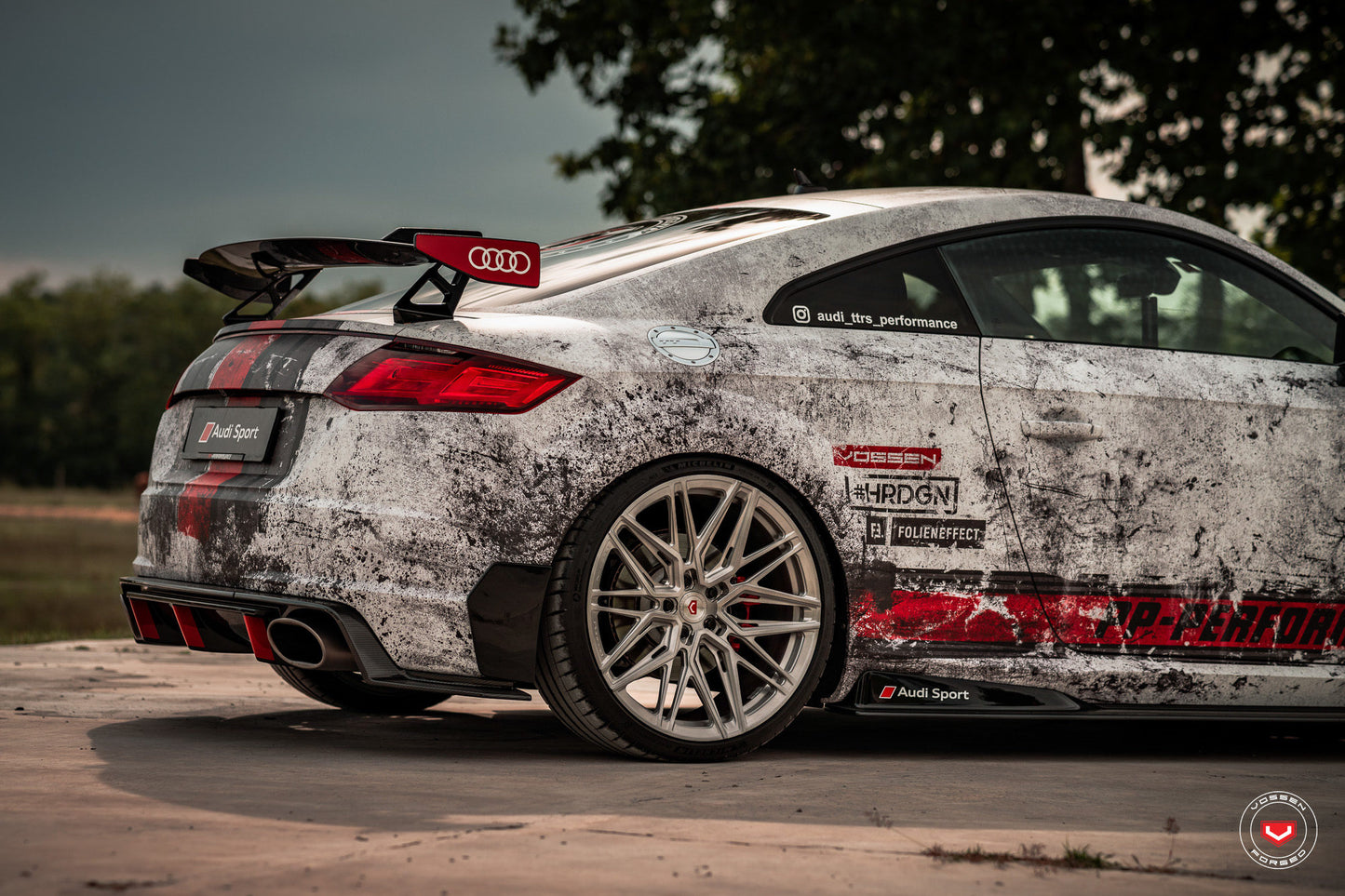 Vossen EVO-5R Wheel Set for Audi TT / TTRS - 20 Inch - Light Smoke