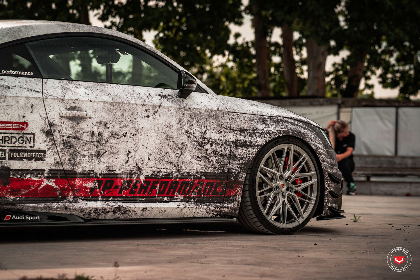 Vossen EVO-5R Wheel Set for Audi TT / TTRS - 20 Inch - Light Smoke
