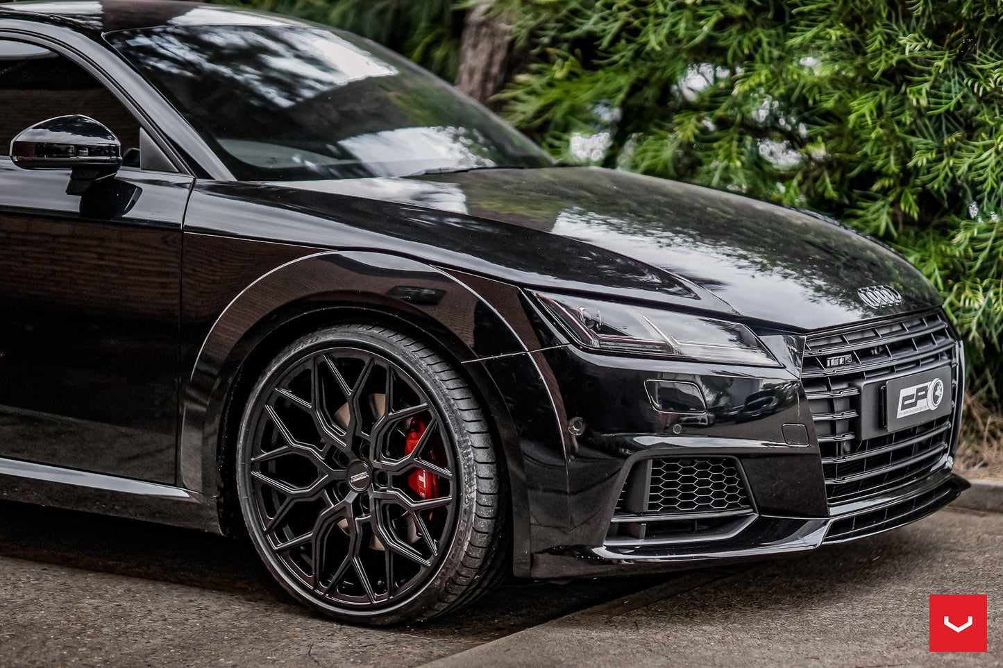 Vossen HF-2 Wheel Set for Audi TT / TTRS - 20 Inch - Satin Black