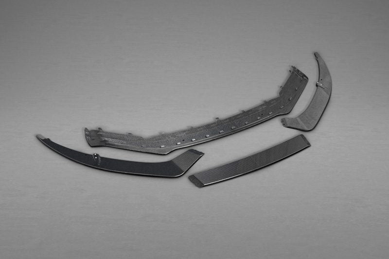 Capristo Audi R8 (Gen2) - Carbon Fiber Front Spoiler + Front Fins (Set)