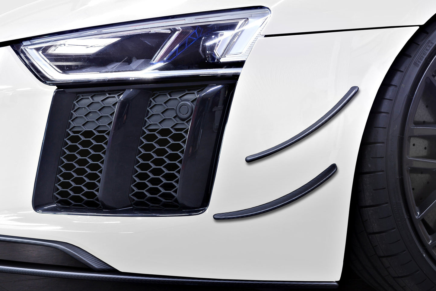 Capristo Audi R8 (Gen2) - Carbon Fiber Front Fins