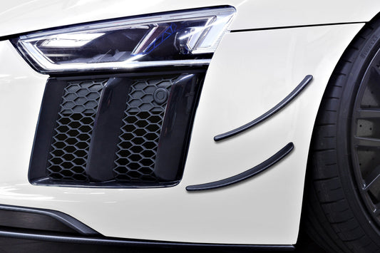 Capristo Audi R8 (Gen2) - Carbon Fiber Front Fins