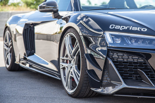 Capristo Audi R8 (Gen2) Facelift - Carbon Fiber Front Fins