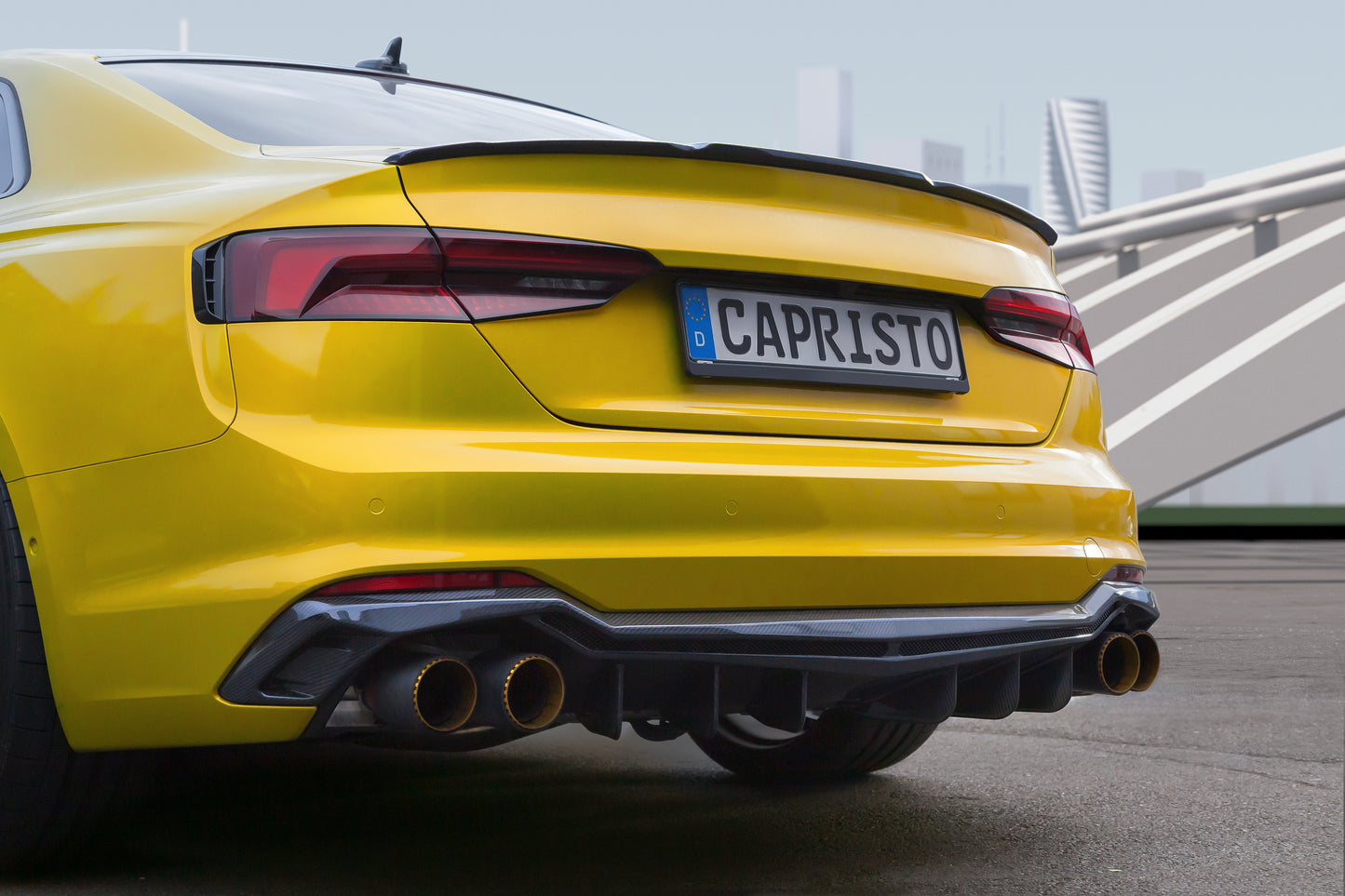 Capristo Audi RS5 (F5) - Carbon Fiber Rear Diffuser
