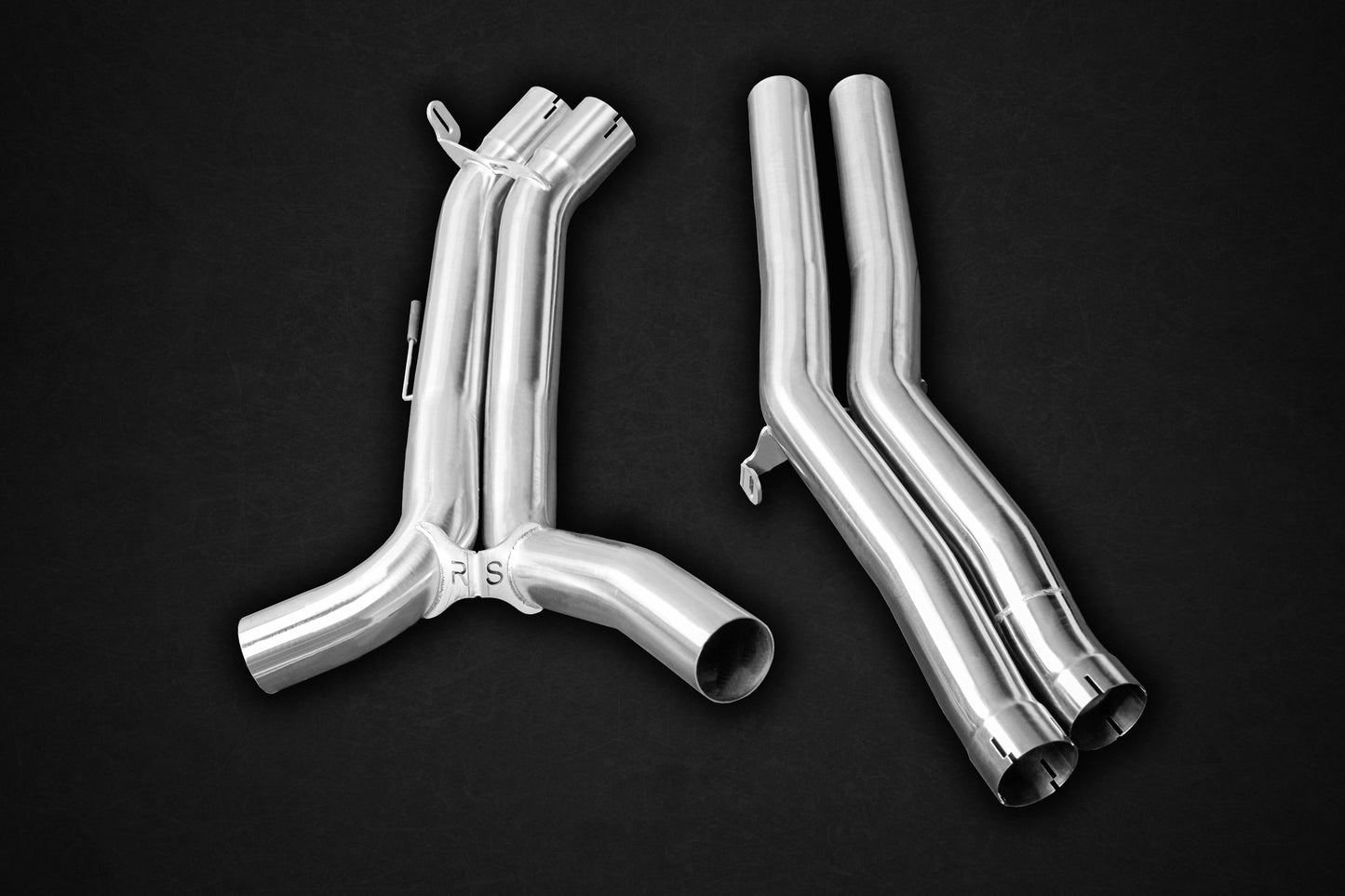 Capristo Audi RS5 (F5) Coupe - ECE Valved Exhaust, MidPipes + Carbon Tips (CES3)