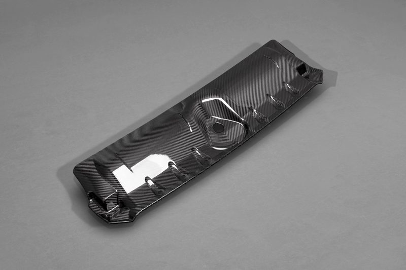 Capristo Audi RS5 (F5) - Carbon Fiber Engine Cover + Lock Cover (Set)