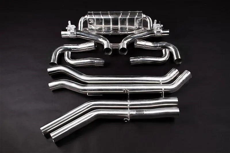 Capristo Audi RSQ8 - Valved Exhaust + MidSilencer Spare - OEM Tips (OE Actuators)