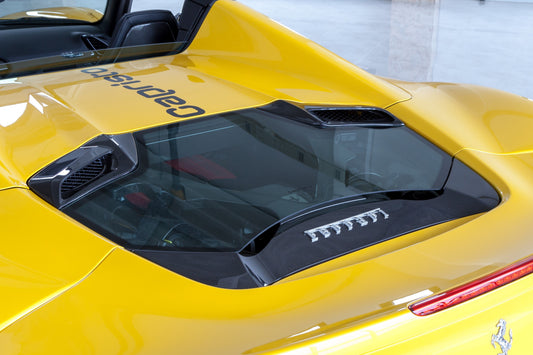 Capristo Ferrari 488 GTS/Pista - Carbon Fiber + Glass Bonnet