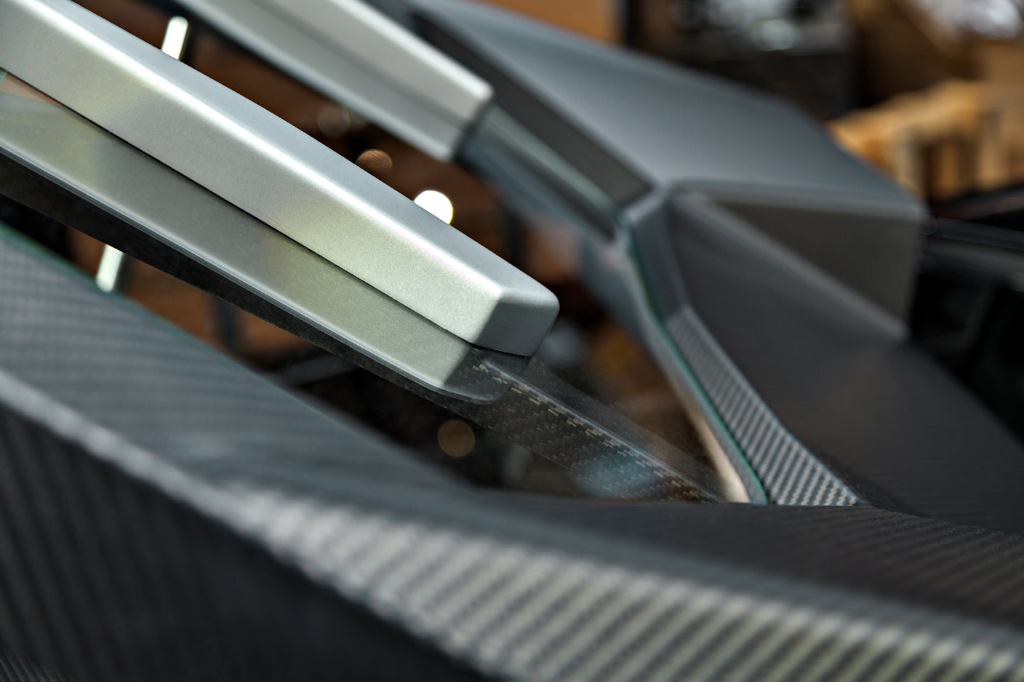 Capristo Lamborghini Huracan - Carbon Fiber + Glass Bonnet (With Scoops)