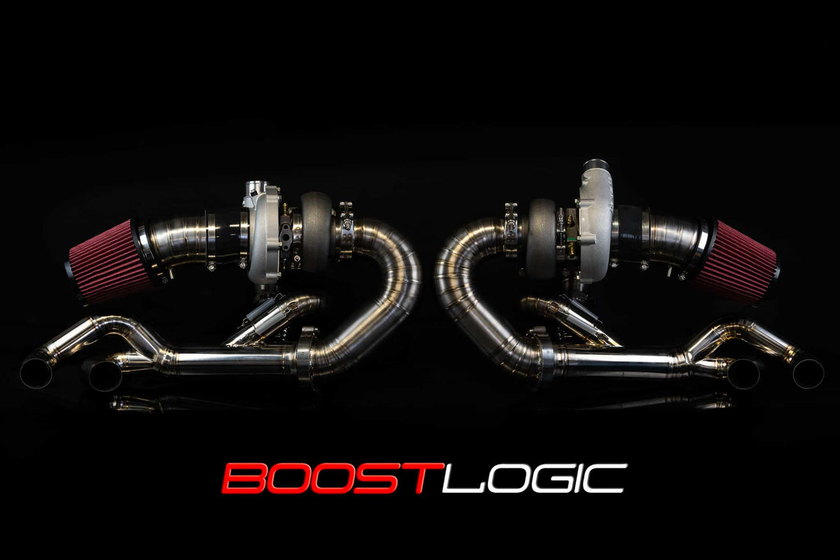Boost Logic Audi R8 twin turbo kit