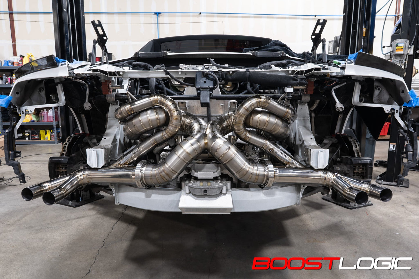 Boost Logic Titanium Exhaust for 2016-2019 Audi R8