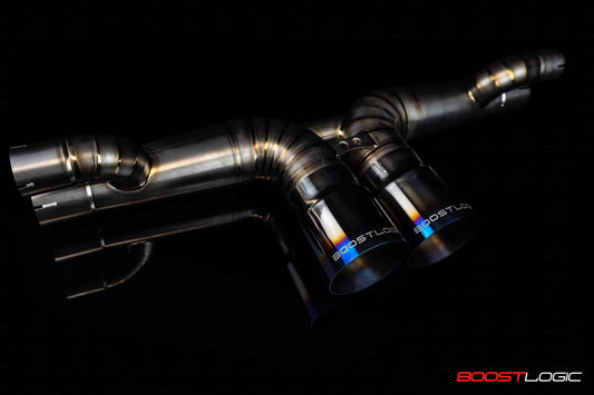 Boost Logic Titanium Center Muffler for Porsche 991 GT3