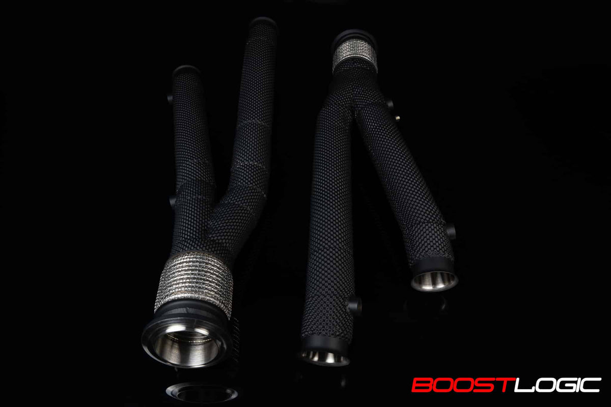 Boost Logic Lamborghini Aventador Downpipes - view 1