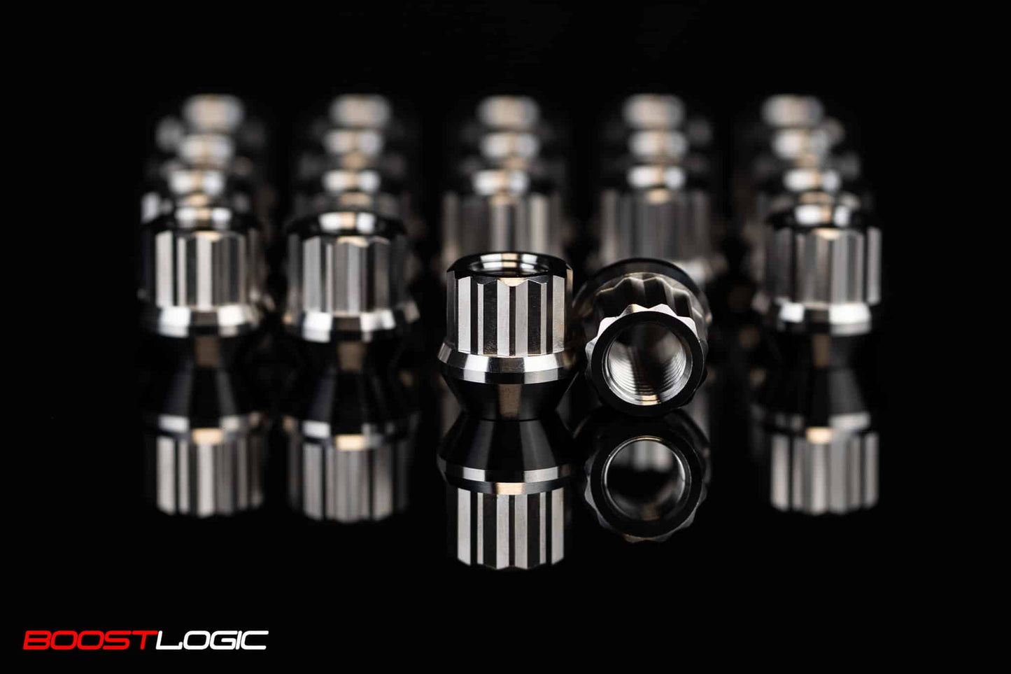 Boost Logic Huracan / R8 Titanium Acorn Style Lug Nuts Set of 20