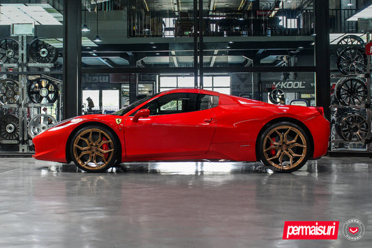 Vossen EVO-3 Wheel Set for Ferrari 458 - 21 Inch - Brickell Bronze