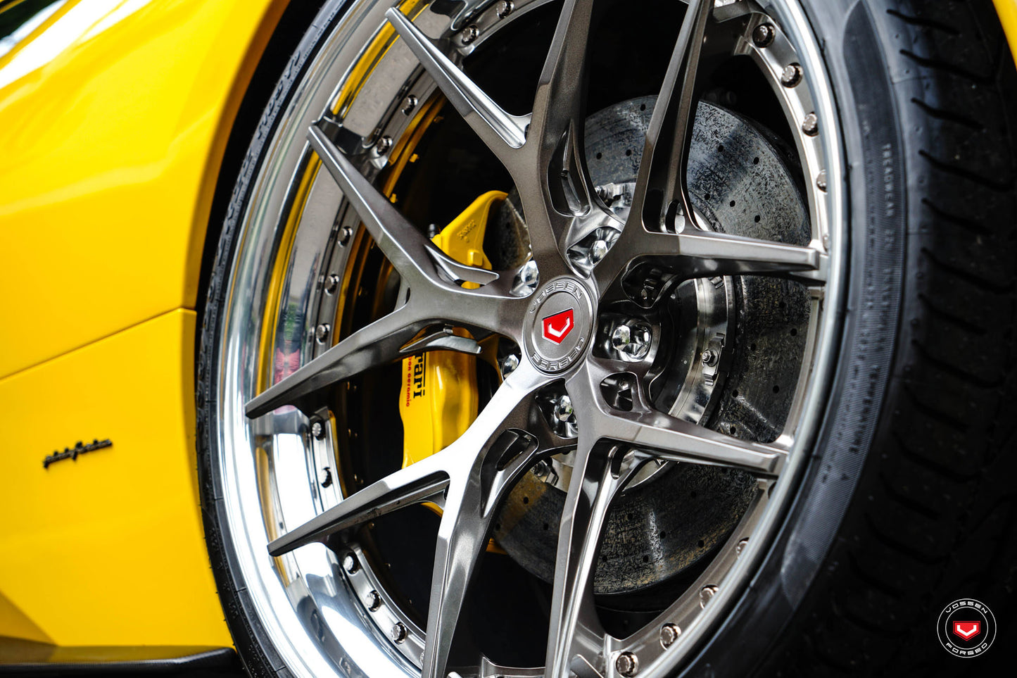 Vossen S21-01 (3-Piece) Wheel Set for Ferrari 458 - 21 Inch - Dark Smoke