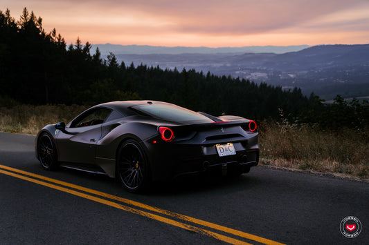 Vossen EVO-6T (3-Piece) Wheel Set for Ferrari 488 - Satin Black